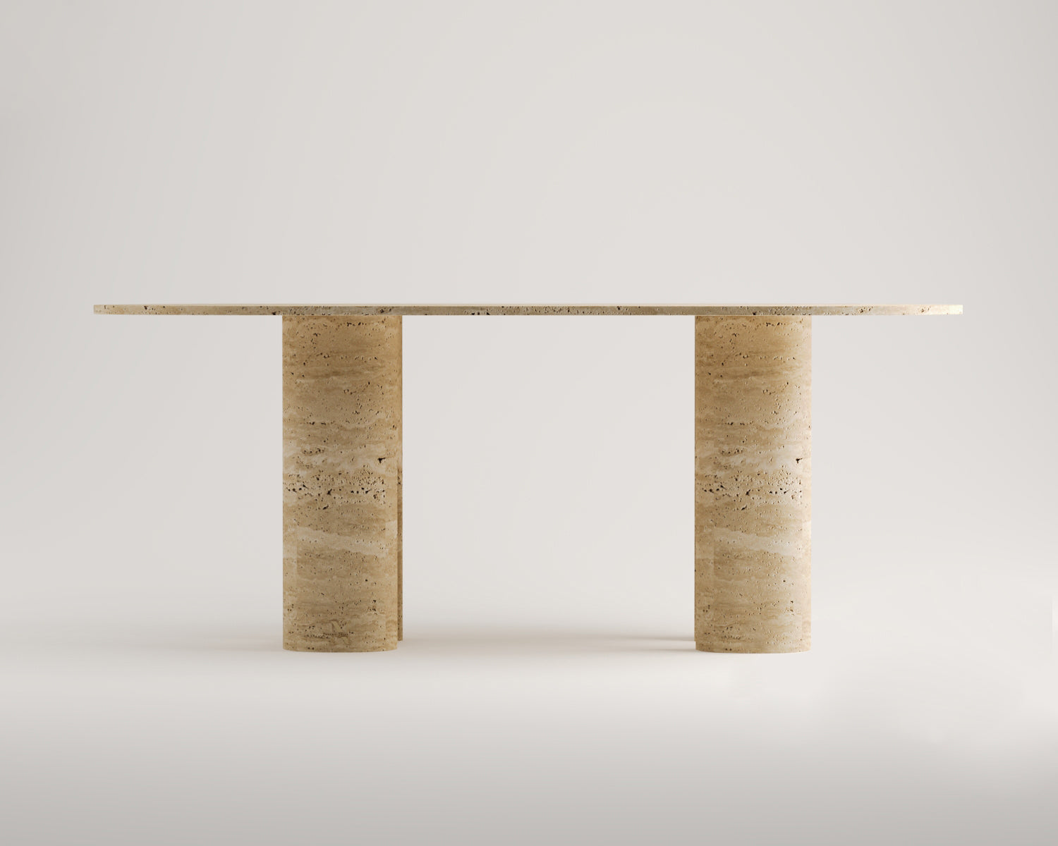 Tulip - Traverten Yemek Masası