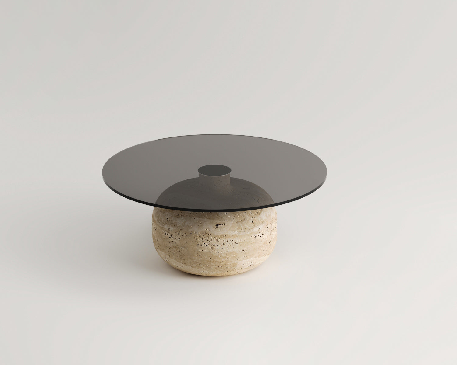 Valentina-Füme Camlı Orta Sehpa