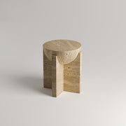 Vina - Traverten Yan Sehpa