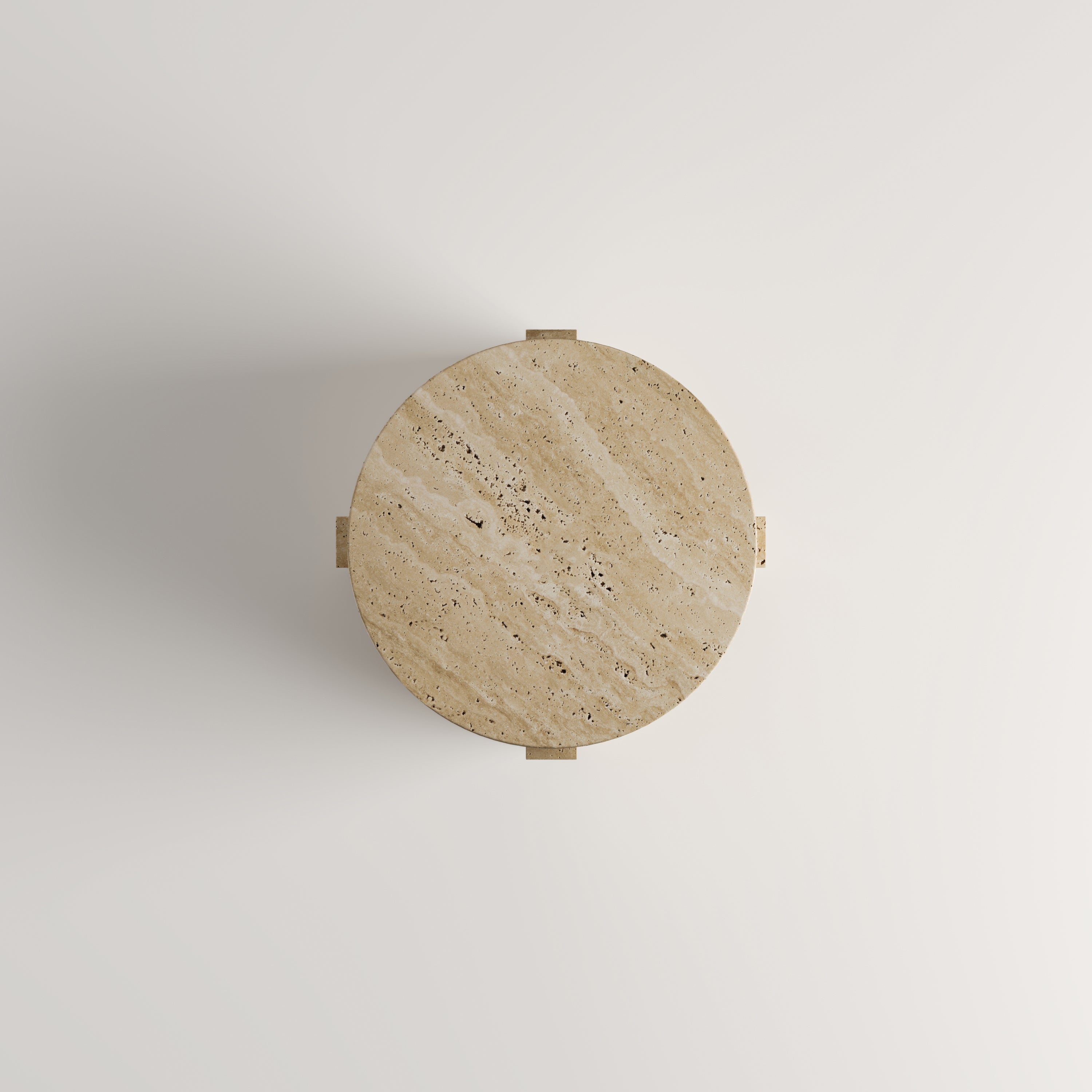 Vina - Traverten Yan Sehpa