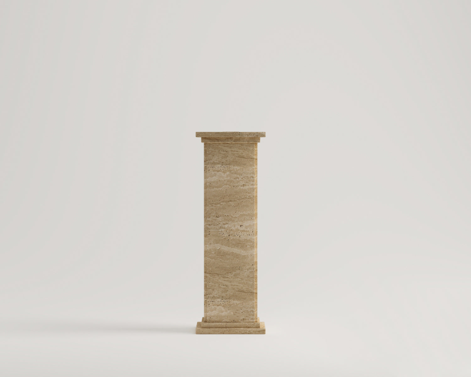 Violet-Traverten Yan Sehpa