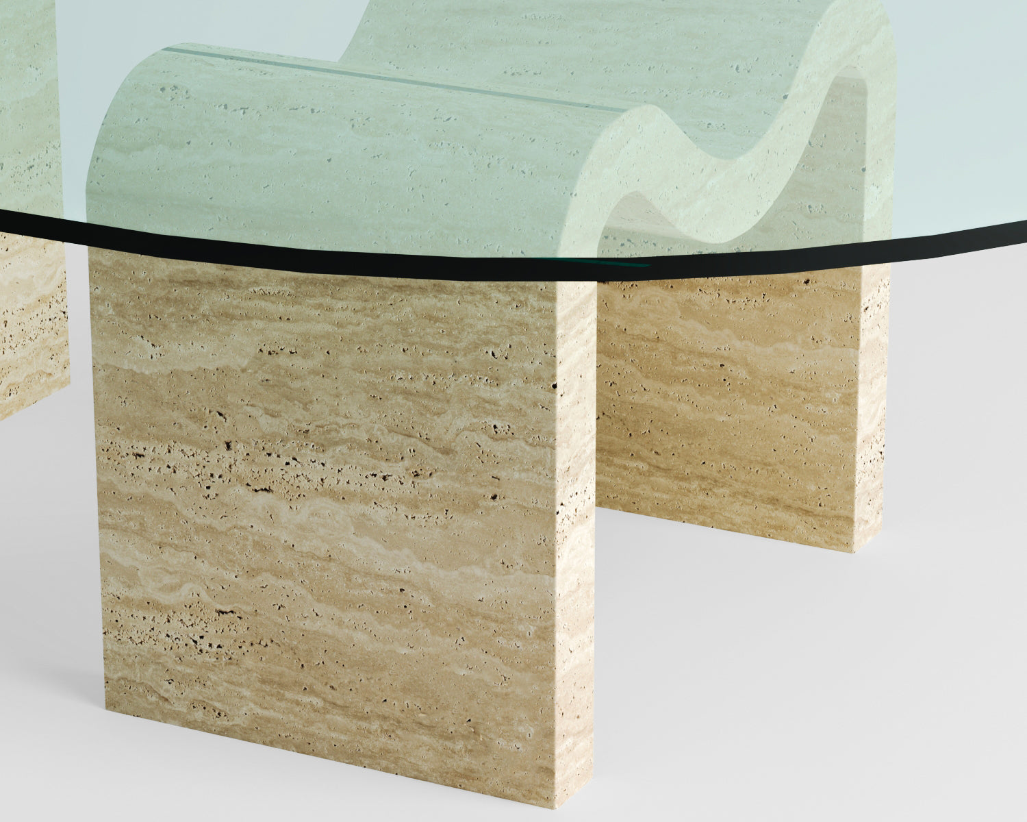 Vivas -Traverten Sehpa