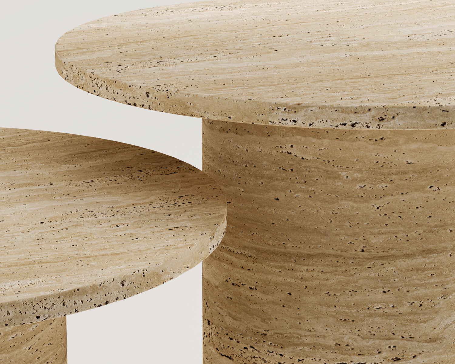 Willow-Traverten Yan Sehpa