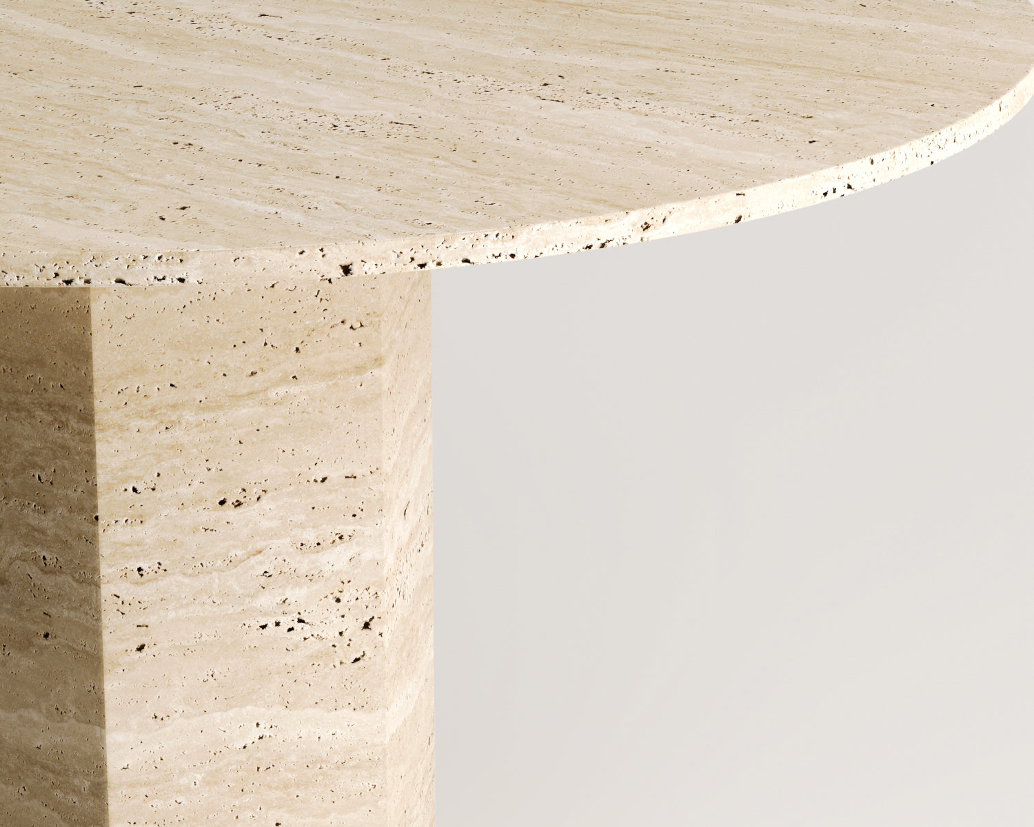 Xia - Traverten Yemek Masası