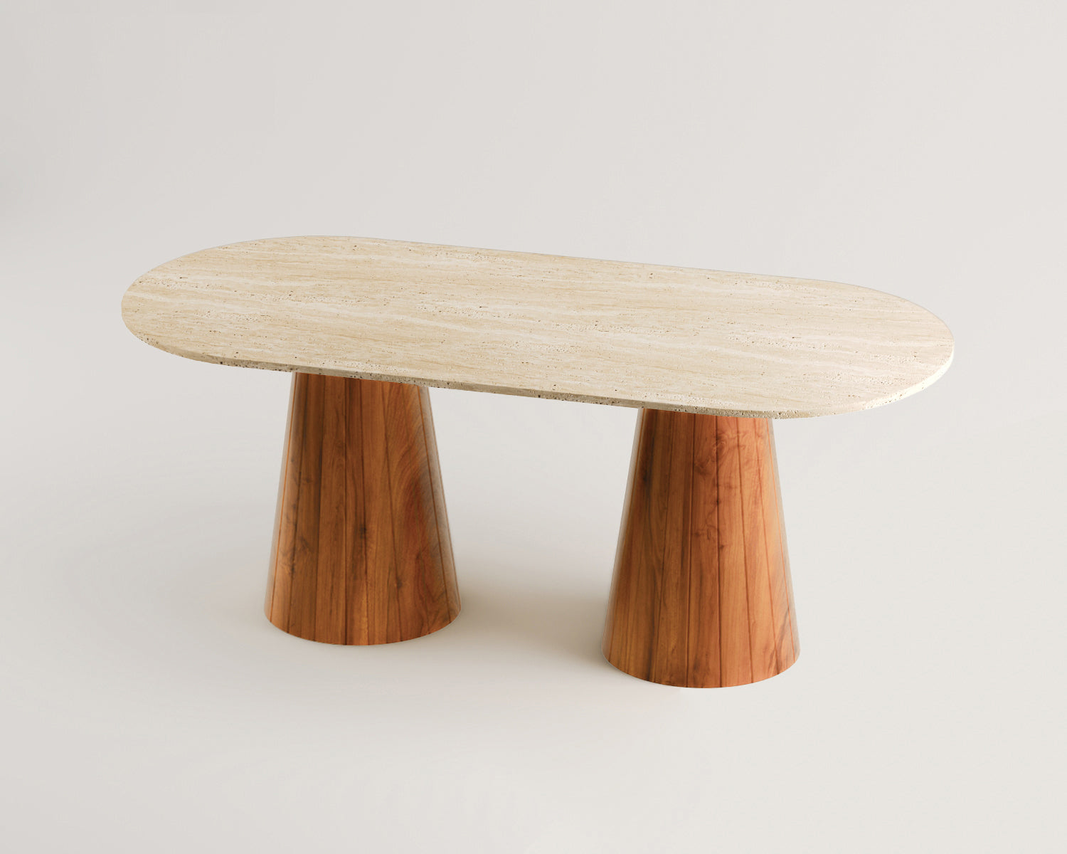 Yuvve- Traverten Yemek Masası