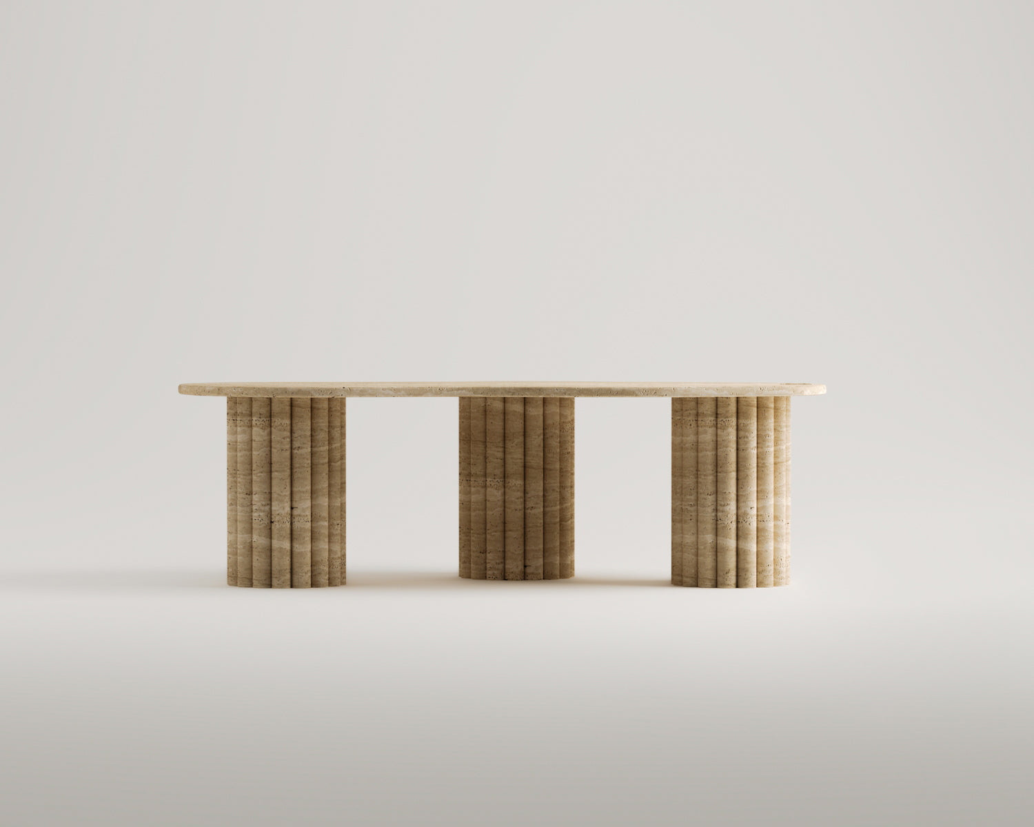 Yuvye-Traverten Orta Sehpa